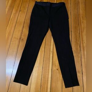 White House Black Market- black The Skinny Work Pants. Side Zip. Size 8.
